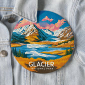 Glacier National Park 缶バッジ (インサイチュ)