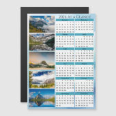 Glacier National Park 2026 At a Glance Calendar (正面/裏面)