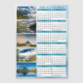 Glacier National Park 2026 At a Glance Calendar (正面)