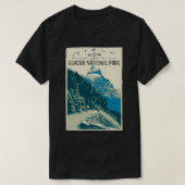 Glacier National Park Going to the Sun Road Tシャツ (デザイン正面)