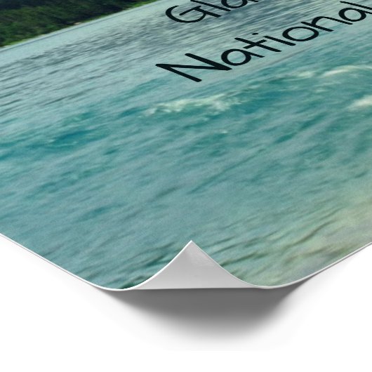 Glacier National Park Montana ポスター (角)