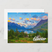 Glacier National Park, Montana ポストカード (正面/裏面)