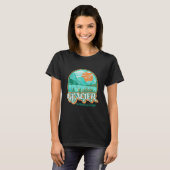 Glacier National Park Montana Retro 80's Chill Gra Tシャツ (正面フル)