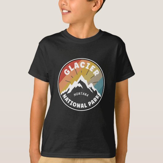 Glacier National Park Montana Tシャツ (正面)