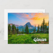 Glacier National Park, Montana, United States ポストカード (正面/裏面)