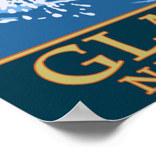 Glacier National Park, MontanaFly Fisherman # ポスター (角)