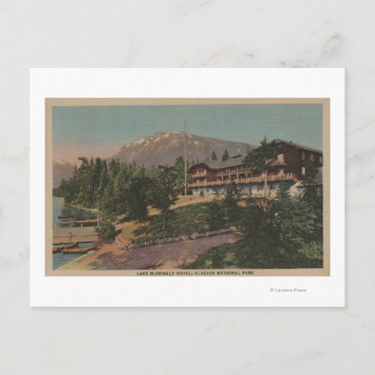 Glacier National Park, MT – マクドナルド湖 ポストカード (正面)