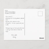 Glacier National Park Scenic Postcard ポストカード (裏面)