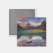 Glacier National Park USAポストカード(glacier 6) マグネット (正面/裏面)