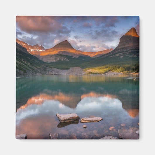 Glacier National Park USAポストカード(glacier 6) マグネット (正面)