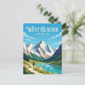 Glacier National Park USA ポストカード (スタンド正面)