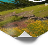 Glacier National Park USA Travel Poster ポスター (コーナー)