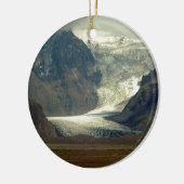 Glacier on Iceland Ornament セラミックオーナメント (左)