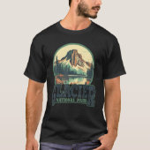 Glacier Park Montana Exploring US Outdoor National Tシャツ (正面)