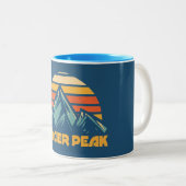 Glacier Peak Retro Turquoise ツートーンマグカップ (正面右)