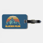 Glacier Peak Retro Turquoise ラゲッジタグ (裏面横)