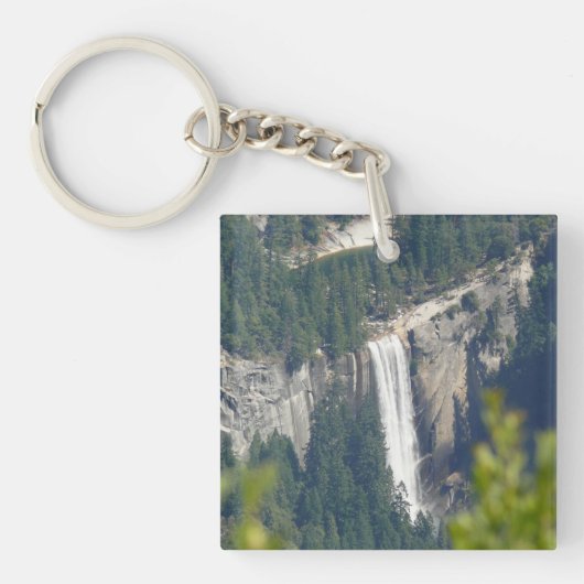 Glacier Point, CAからのVernal滝の表示 キーホルダー (正面)
