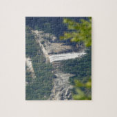 Glacier Point, CAからのVernal滝の表示 ジグソーパズル (縦)