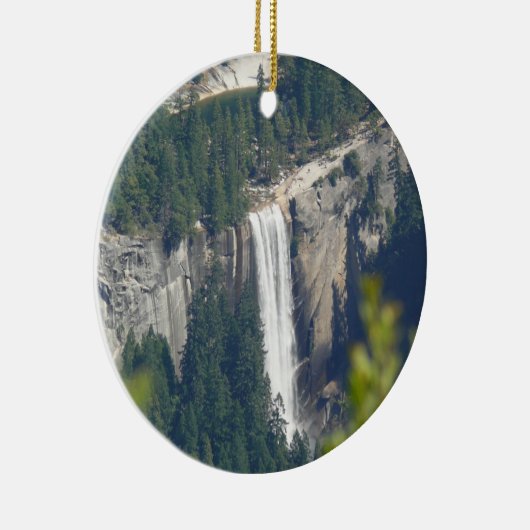 Glacier Point, CAからのVernal滝の表示 セラミックオーナメント (右)