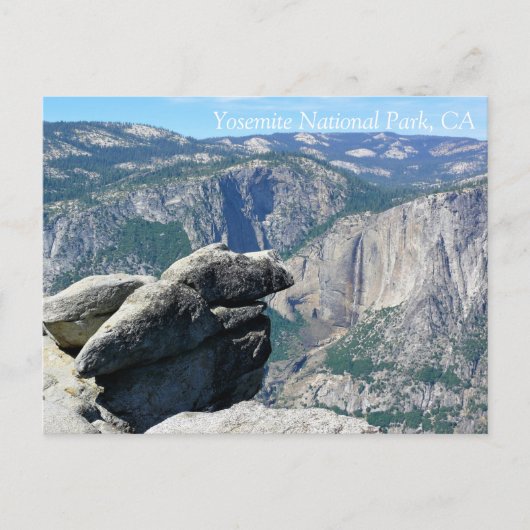 Glacier Point, CA Postcaの上部ヨセミテ秋 ポストカード (正面)
