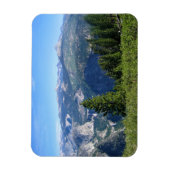 Glacier Point、Yosemite、CAからの表示 マグネット (縦)