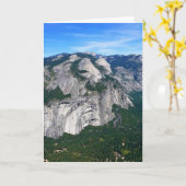 Glacier Point, Yosemite, CAから表示 カード (黄色い花)
