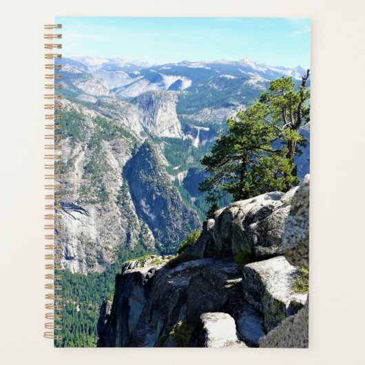 Glacier Point, Yosemite, CAから表示 プランナー手帳 (正面)