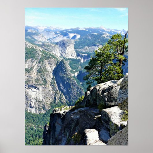 Glacier Point, Yosemite, CAから表示 ポスター (正面)