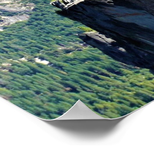 Glacier Point, Yosemite, CAから表示 ポスター (角)