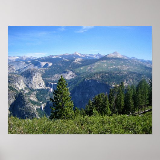 Glacier Point, Yosemite, CAから表示 ポスター (正面)