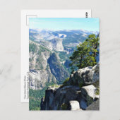 Glacier Point, Yosemite, CAから表示 ポストカード (正面/裏面)