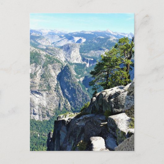 Glacier Point, Yosemite, CAから表示 ポストカード (正面)