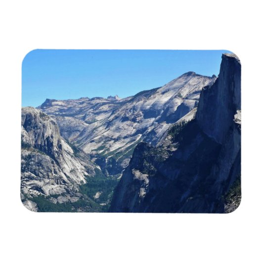 Glacier Point, Yosemite, CAから表示 マグネット (横)