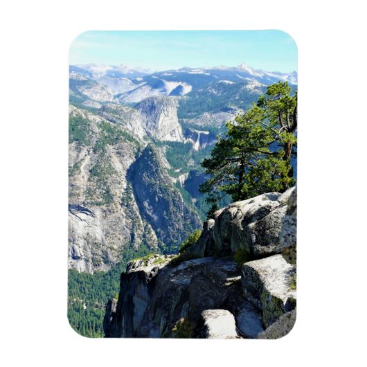Glacier Point, Yosemite, CAから表示 マグネット (縦)
