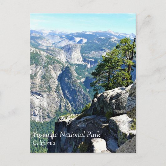 Glacier Point、Yosemite、CAポストカードから表示 ポストカード (正面)