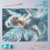 Glacier Queen Frost Fairy Winter Decoupage Paper 薄葉紙 (クラフト)