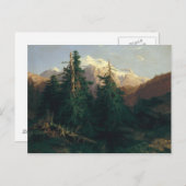 Glacier, Rosen Lanigletscher, 1854 ポストカード (正面/裏面)