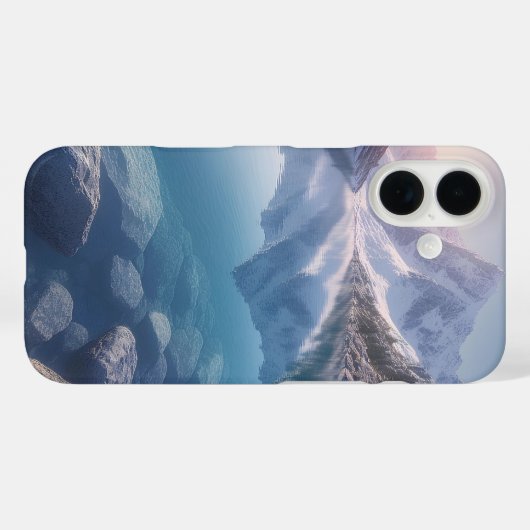 Glacier's Edge Crystal Waters Case-Mate iPhoneケース (裏面 (横))