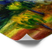 Glackens – オリーブの木のある丘の中腹 ポスター (角)