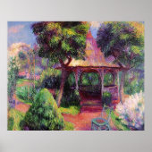 Glackens - Garden in Hartford, 素晴らし art, ポスター (正面)