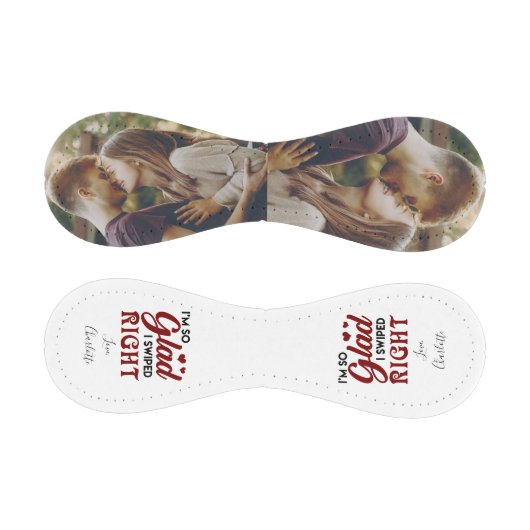 Glad I Swiped Right写真婚約Keepsake 野球ボール (パネル)