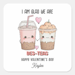 Glad We Are Bes-teas KID Valentines Day教室 スクエアシール