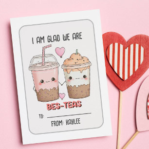 Glad We Are Bes-teas KID Valentines Day教室 ノートカード