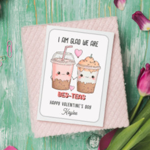 Glad We Are Bes-teas KID Valentines Day教室 ノートカード