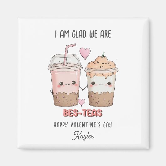 Glad We Are Bes-teas KID Valentines Day教室 マグネット (正面)