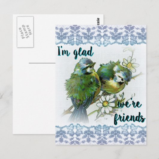 Glad We's Friends ポストカード (正面/裏面)