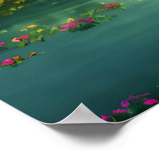 Gladeの開花: Forest Delight ポスター (角)