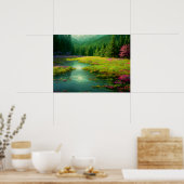 Gladeの開花: Forest Delight ポスター (キッチン)