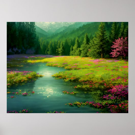 Gladeの開花: Forest Delight ポスター (正面)