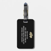 Gladiolas ラゲッジタグ (裏面縦)